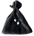 208998 Aszak suede 18x15 licht blauw hart 800